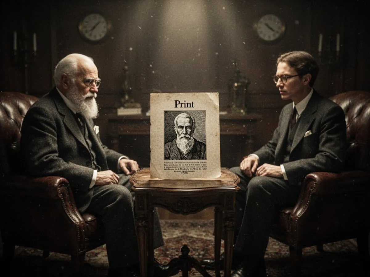 Interprétation psychologique des rêves : Estampe selon Sigmund Freud et Carl Jung