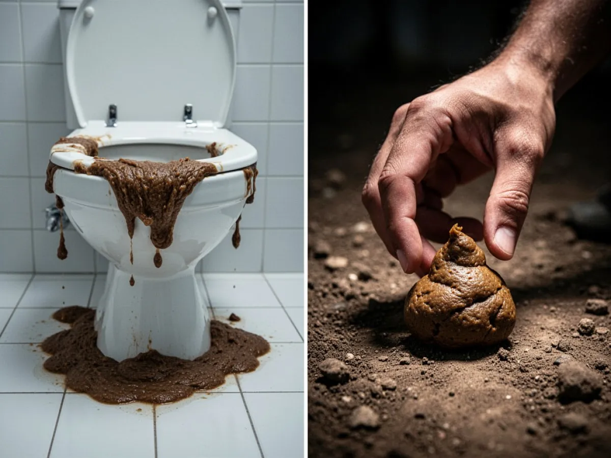 Interprétation détaillée des rêves : Différents scénarios avec Excréments dans le rêve