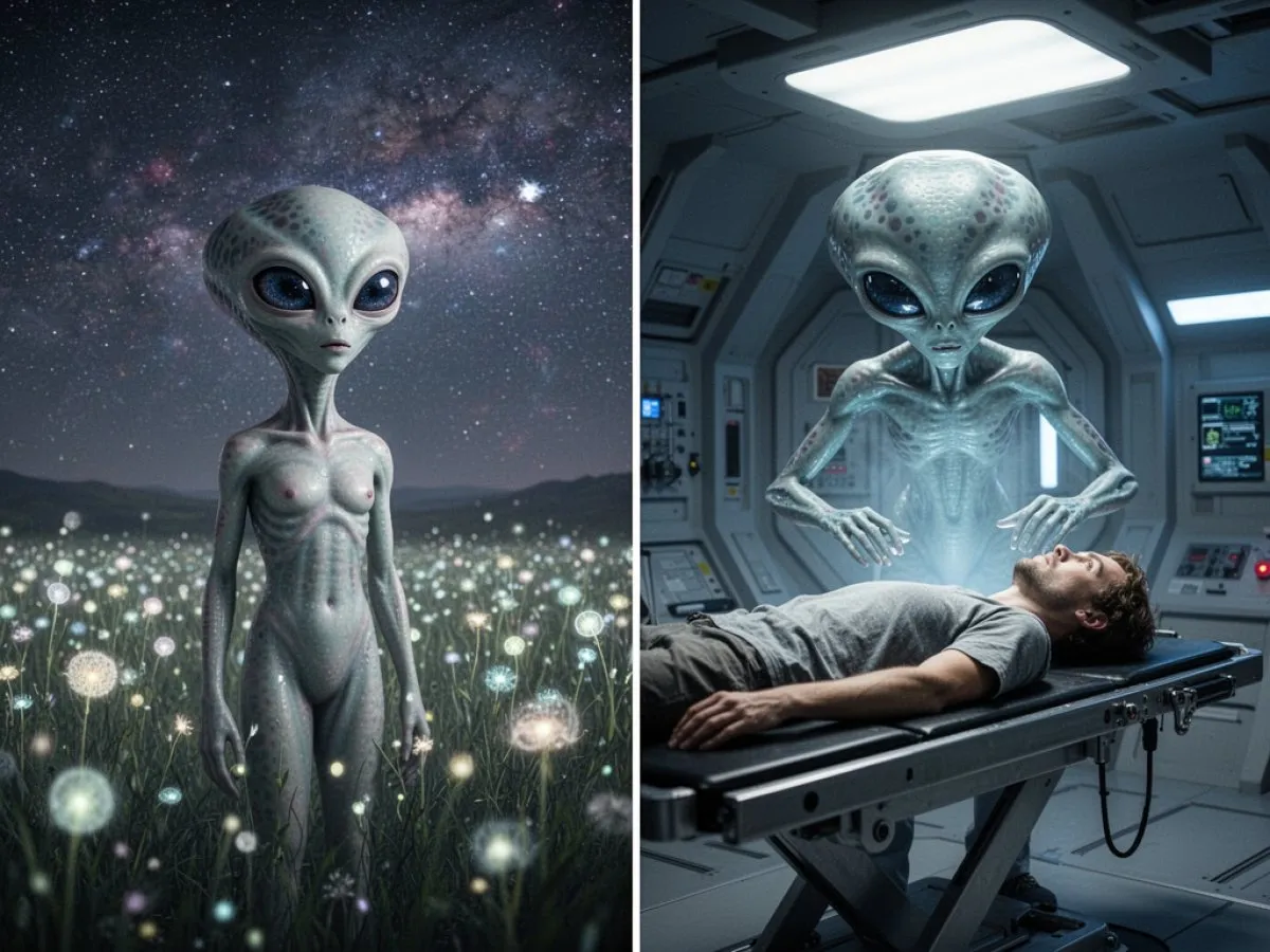 Interprétation détaillée des rêves : Différents scénarios avec Extraterrestre dans le rêve