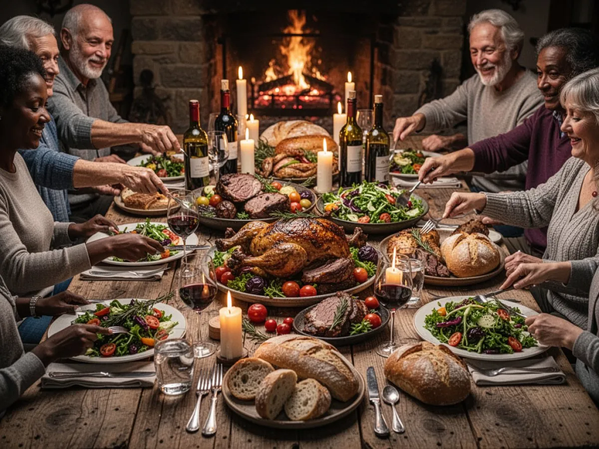 Signification de rêver de Festin pour la vie quotidienne, l'amour et le travail