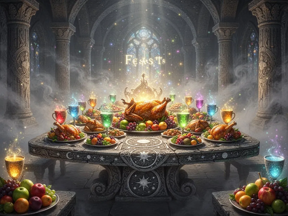 Signification spirituelle et symbolisme culturel : Festins dans l'interprétation des rêves