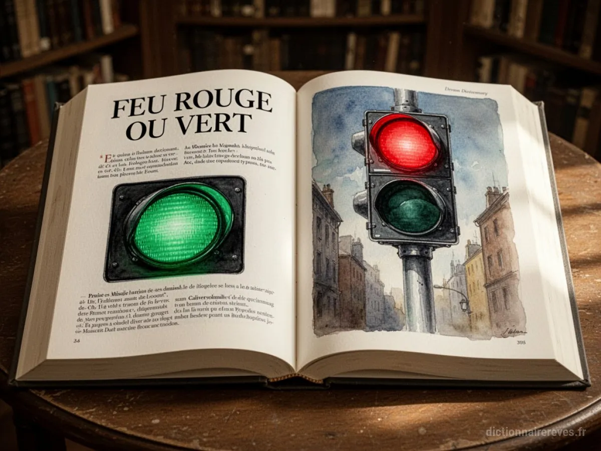 Signification générale : le symbole du rêve Feu Rouge Ou Vert - Archétypes et symbolisme