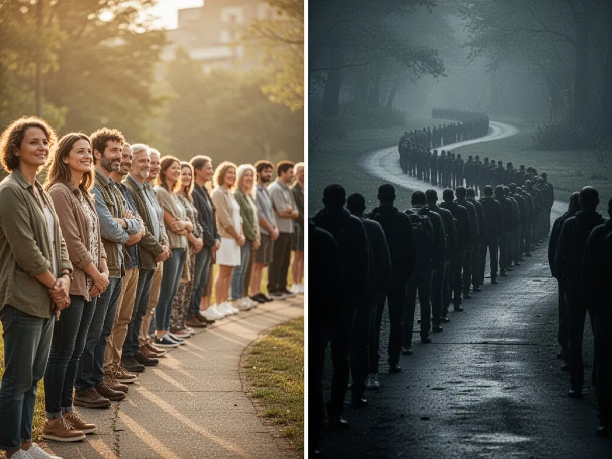 Interprétation détaillée des rêves : Différents scénarios avec File D'attente dans le rêve