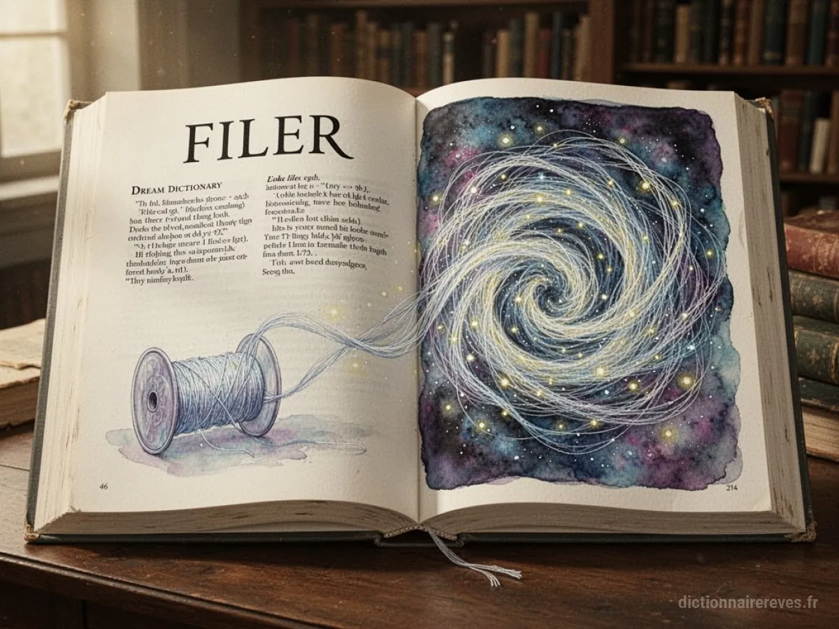 Signification générale : le symbole du rêve Filer - Archétypes et symbolisme