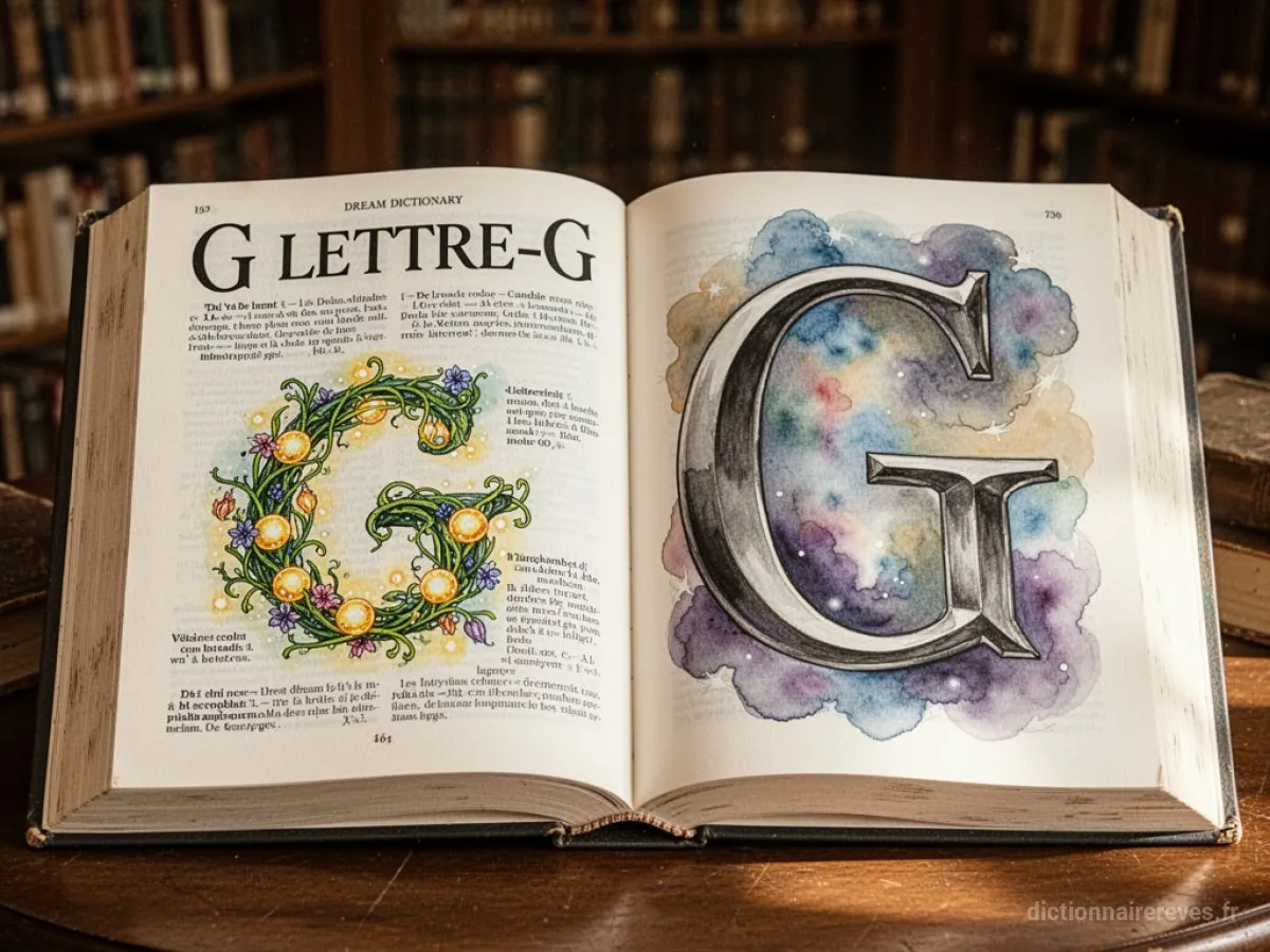 Signification générale : le symbole du rêve G Lettre-G - Archétypes et symbolisme