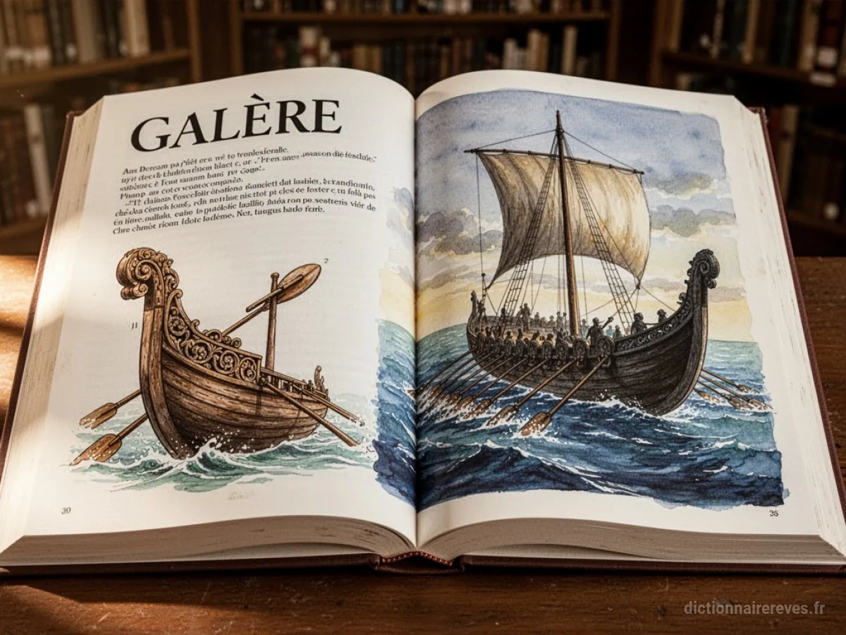 Signification générale : le symbole du rêve Galère - Archétypes et symbolisme