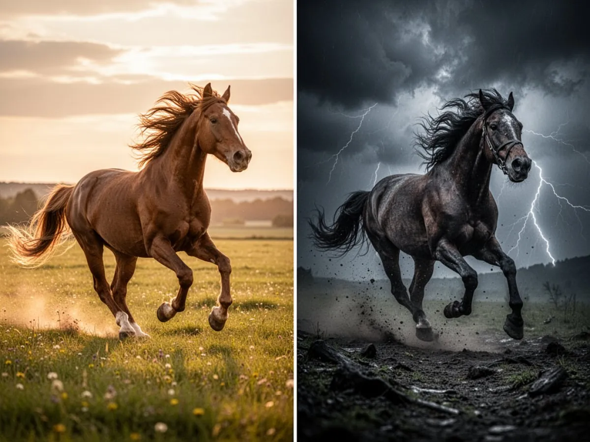 Interprétation détaillée des rêves : Différents scénarios avec Galop dans le rêve