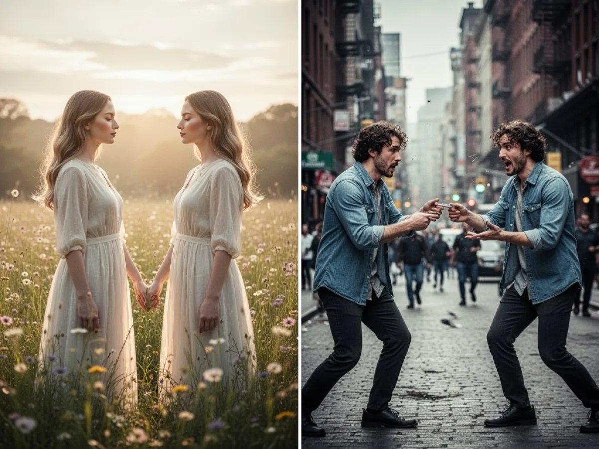 Interprétation détaillée des rêves : Différents scénarios avec Gémeaux dans le rêve