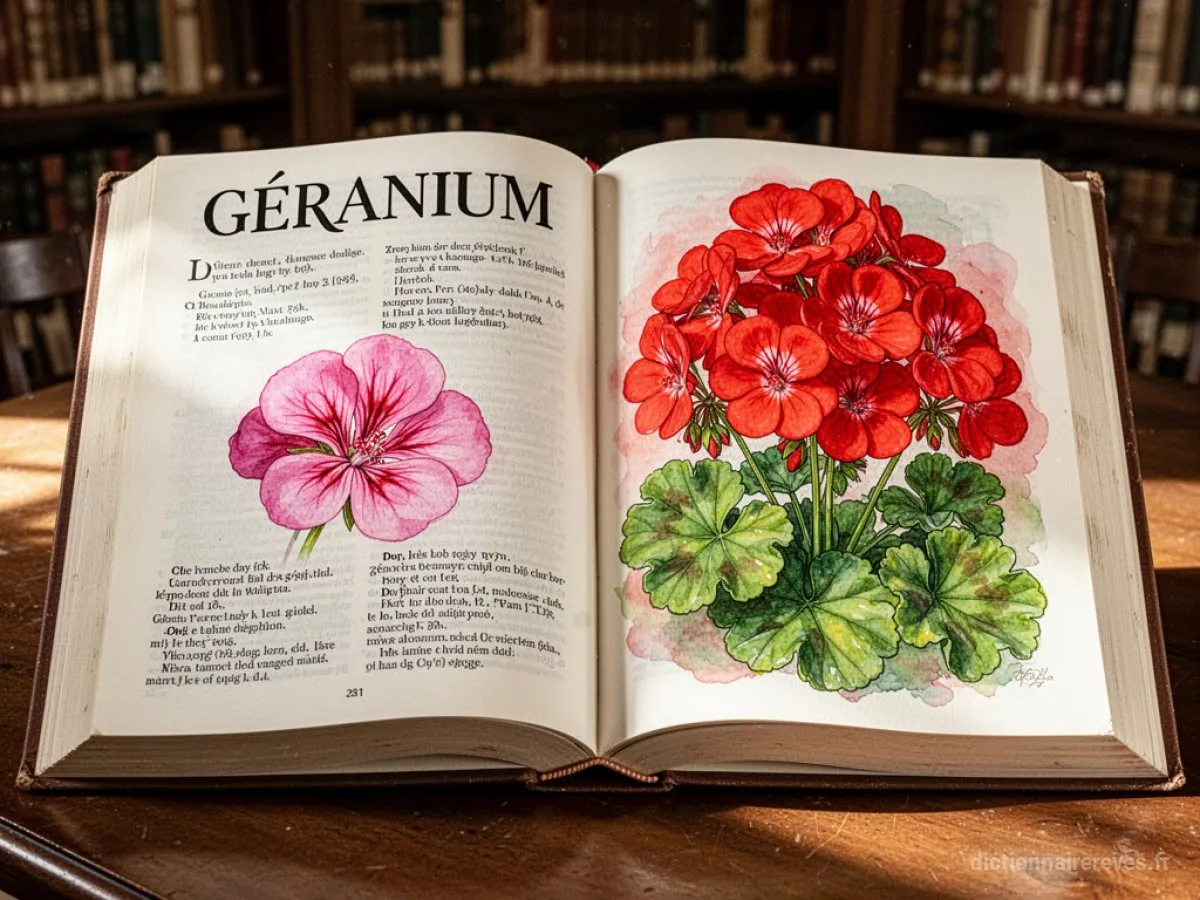Signification générale : le symbole du rêve Géranium - Archétypes et symbolisme