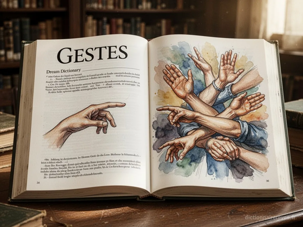 Signification générale : le symbole du rêve Gestes - Archétypes et symbolisme