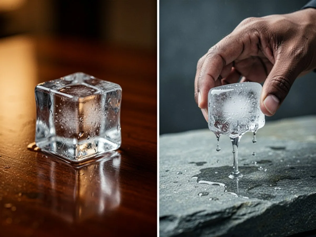 Interprétation détaillée des rêves : Différents scénarios avec Glaçon dans le rêve