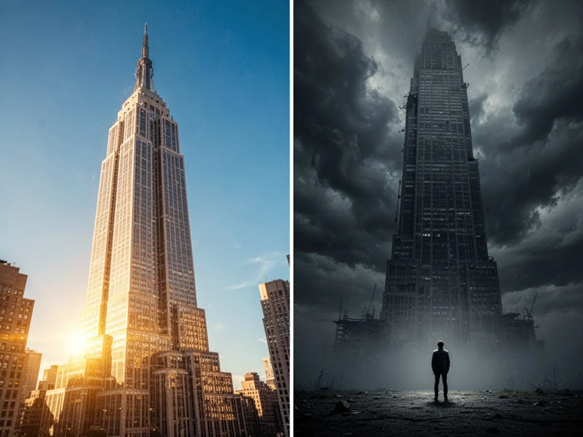 Interprétation détaillée des rêves : Différents scénarios avec Gratte-Ciel dans le rêve