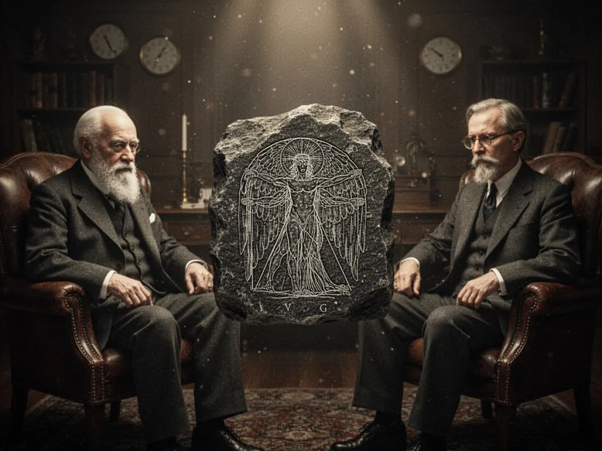 Interprétation psychologique des rêves : Gravure selon Sigmund Freud et Carl Jung