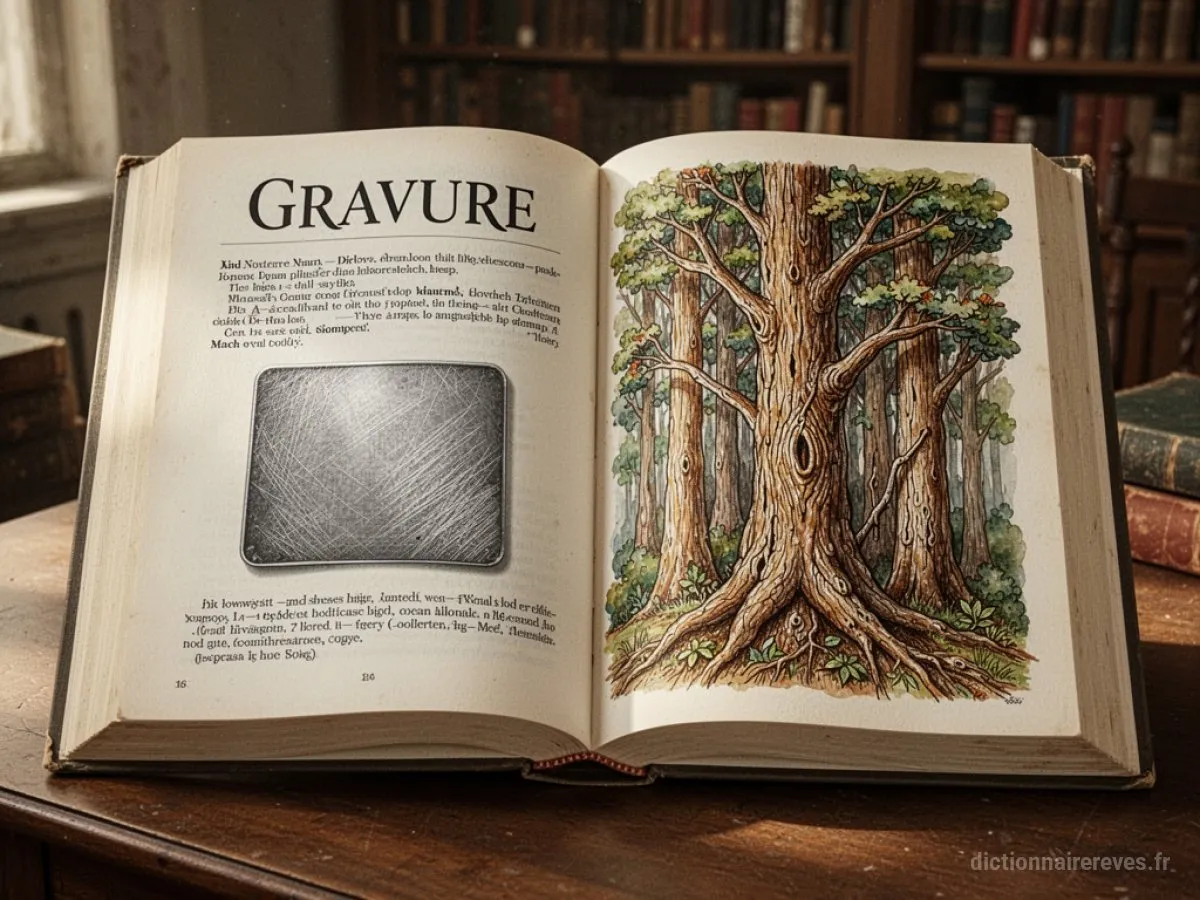 Signification générale : le symbole du rêve Gravure - Archétypes et symbolisme