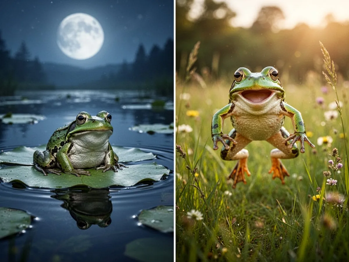 Interprétation détaillée des rêves : Différents scénarios avec Grenouille dans le rêve