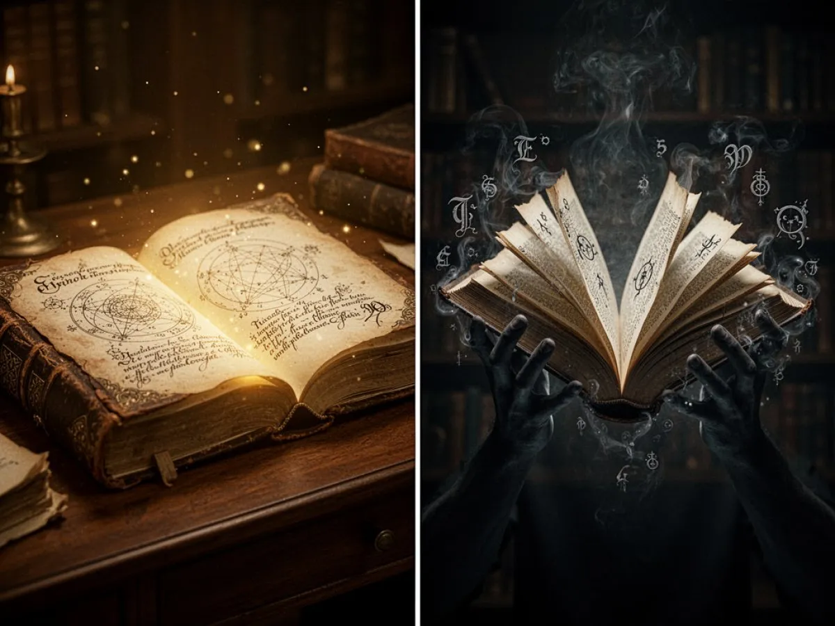 Interprétation détaillée des rêves : Différents scénarios avec Grimoire dans le rêve