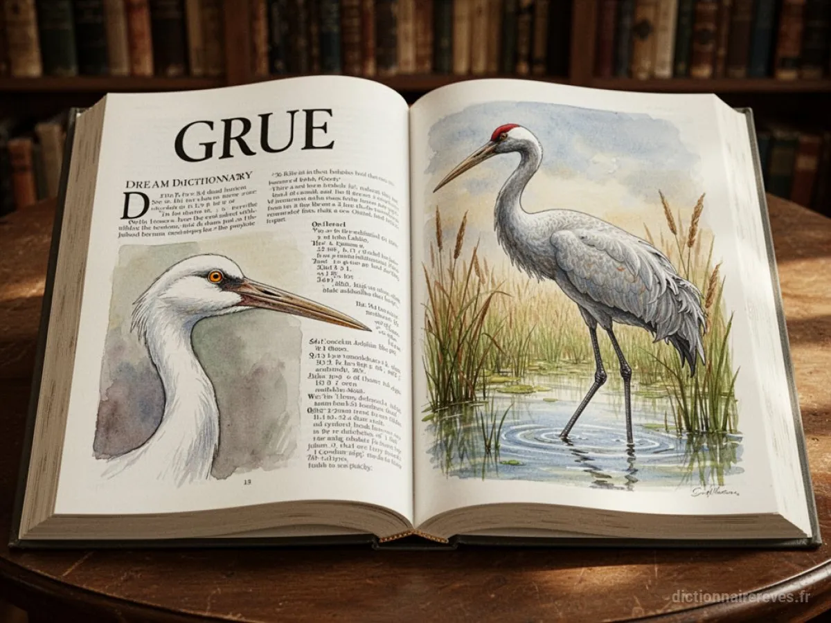 Signification générale : le symbole du rêve Grue - Archétypes et symbolisme