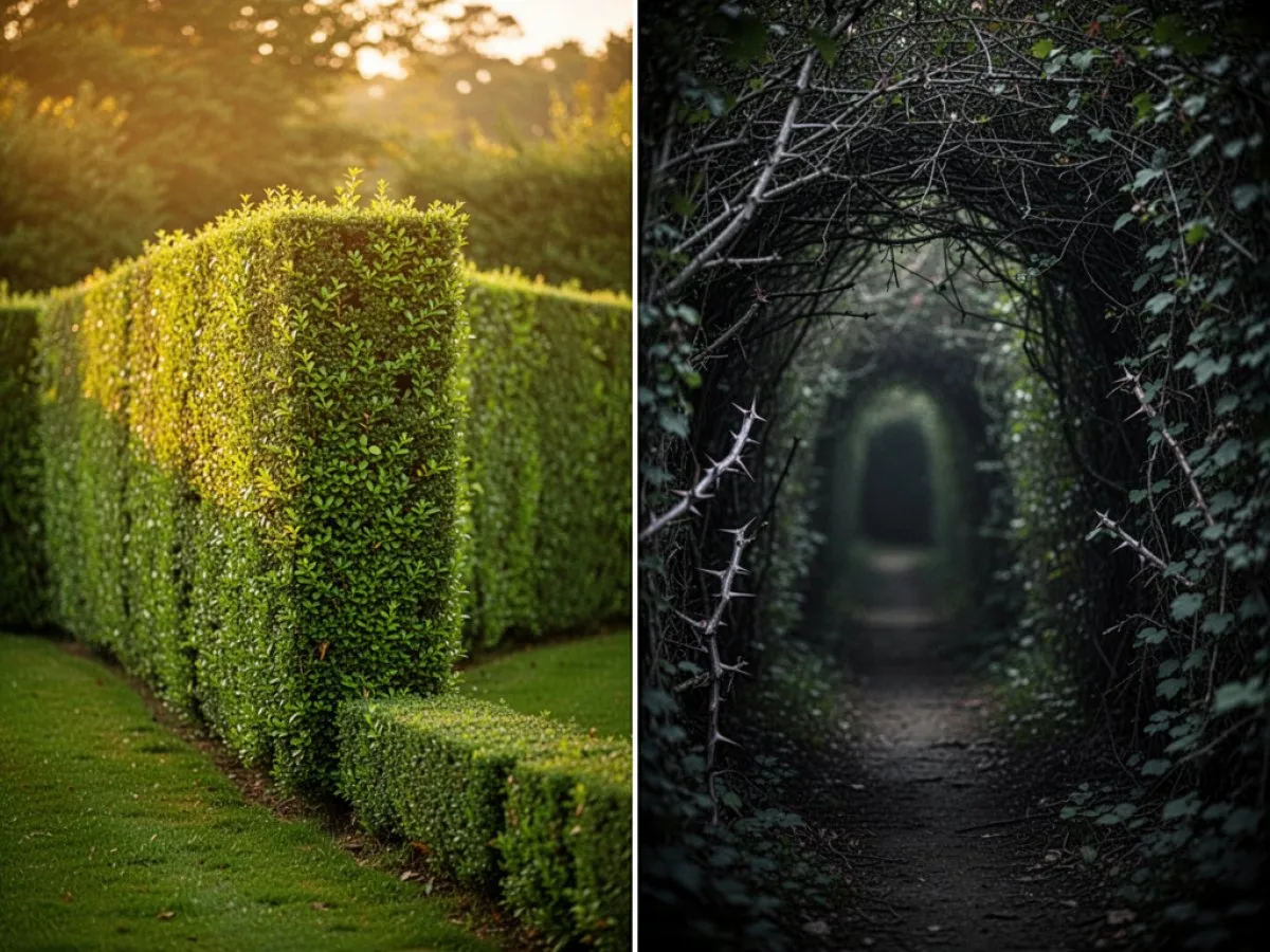 Interprétation détaillée des rêves : Différents scénarios avec Haie dans le rêve