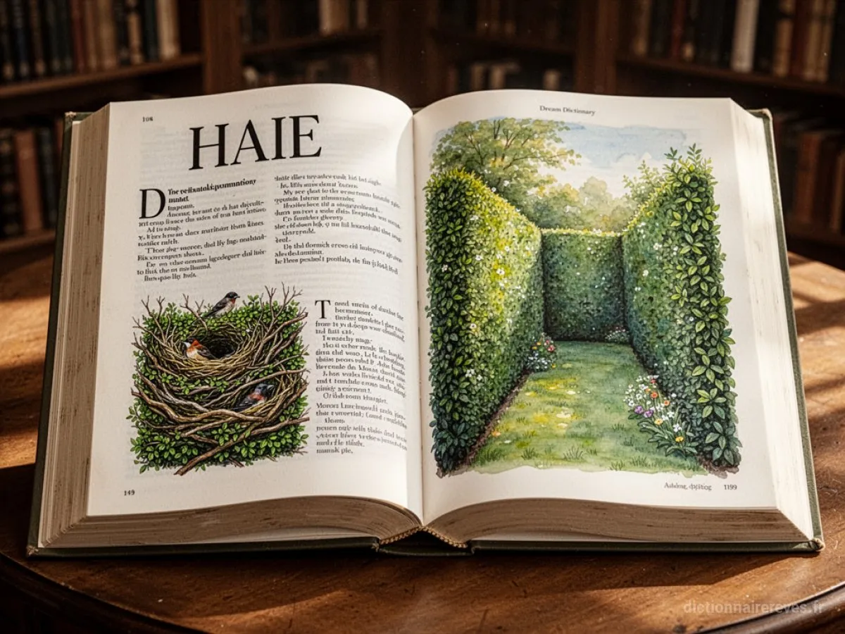 Signification générale : le symbole du rêve Haie - Archétypes et symbolisme
