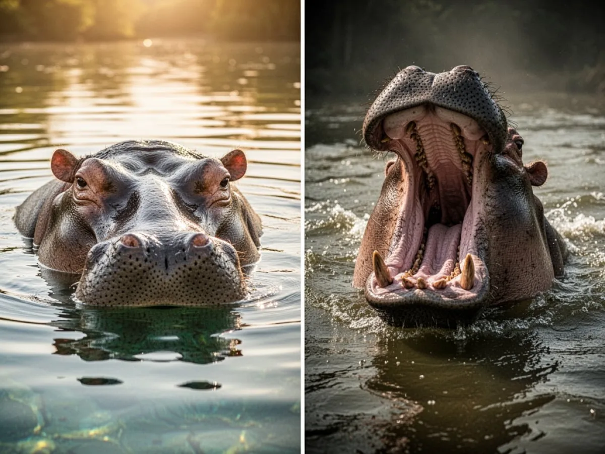 Interprétation détaillée des rêves : Différents scénarios avec Hippopotame dans le rêve