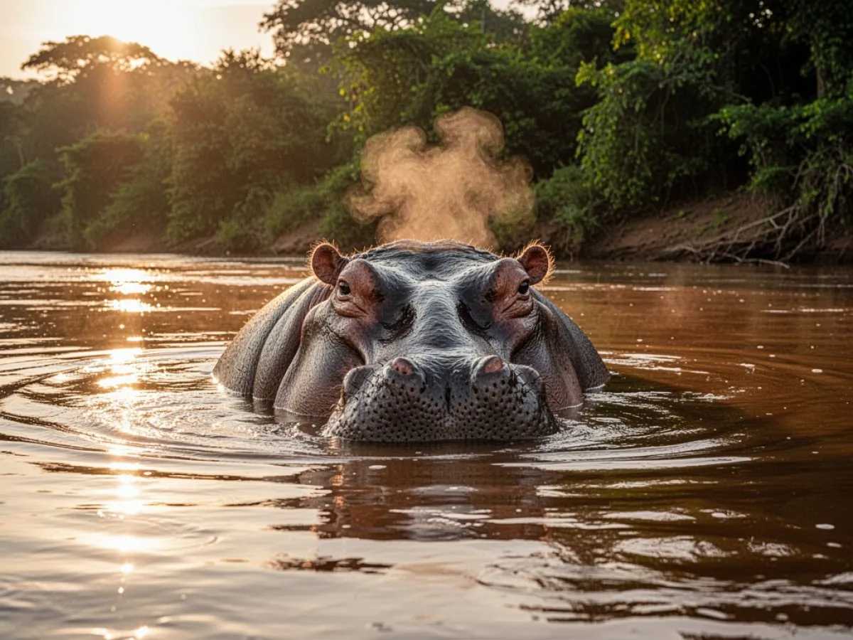 Signification de rêver d'Hippopotame pour la vie quotidienne, l'amour et le travail