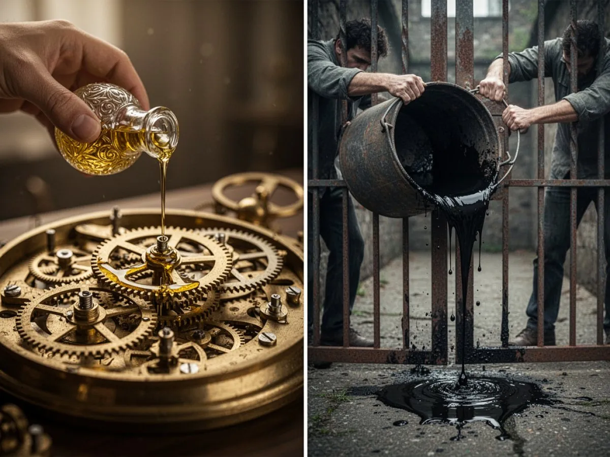 Interprétation détaillée des rêves : Différents scénarios avec Huiler dans le rêve