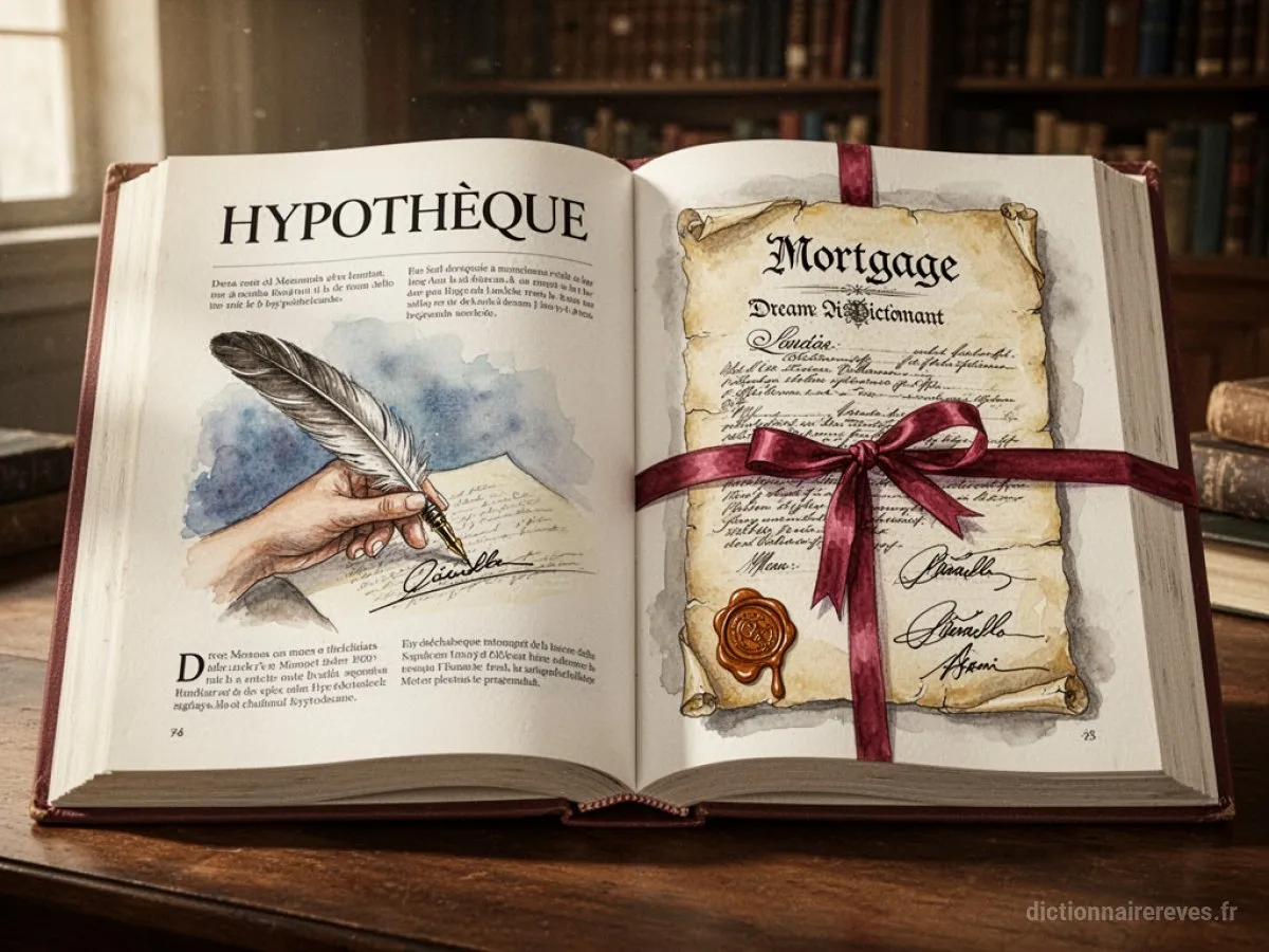 Signification générale : le symbole du rêve Hypothèque - Archétypes et symbolisme