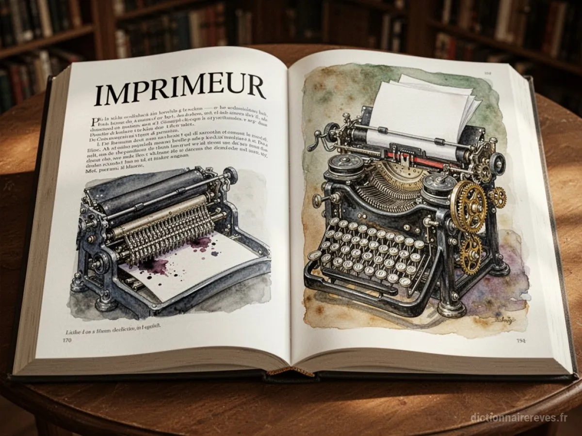 Signification générale : le symbole du rêve Imprimeur - Archétypes et symbolisme