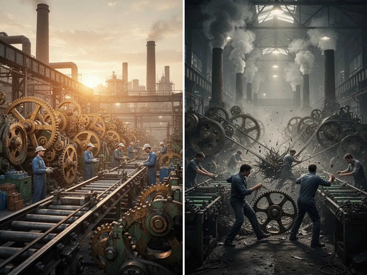 Interprétation détaillée des rêves : Différents scénarios avec Industrie dans le rêve