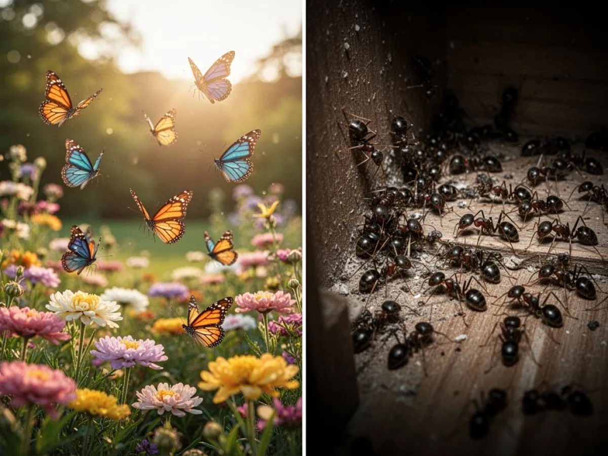 Interprétation détaillée des rêves : Différents scénarios avec Insectes dans le rêve