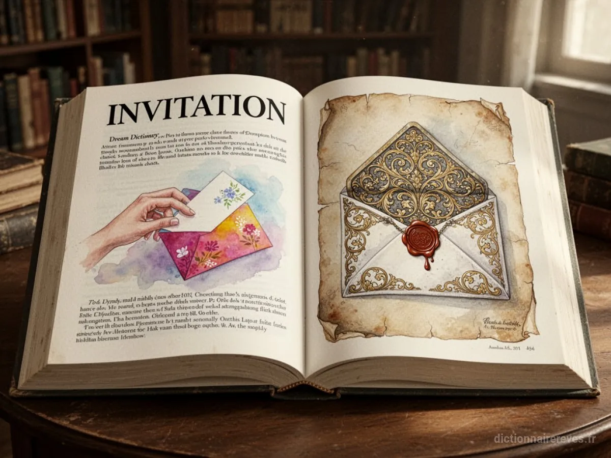 Signification générale : le symbole du rêve Invitation - Archétypes et symbolisme