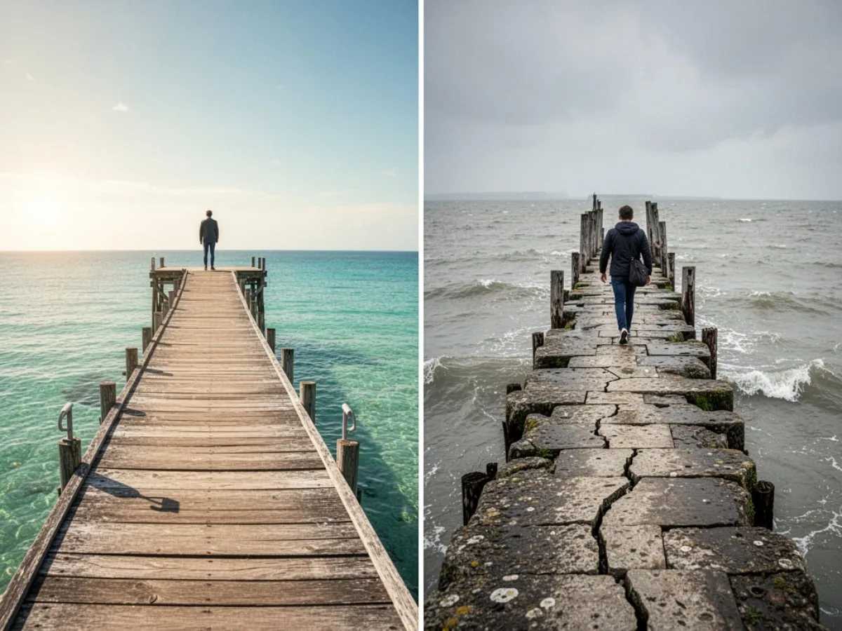 Interprétation détaillée des rêves : Différents scénarios avec Jetée dans le rêve