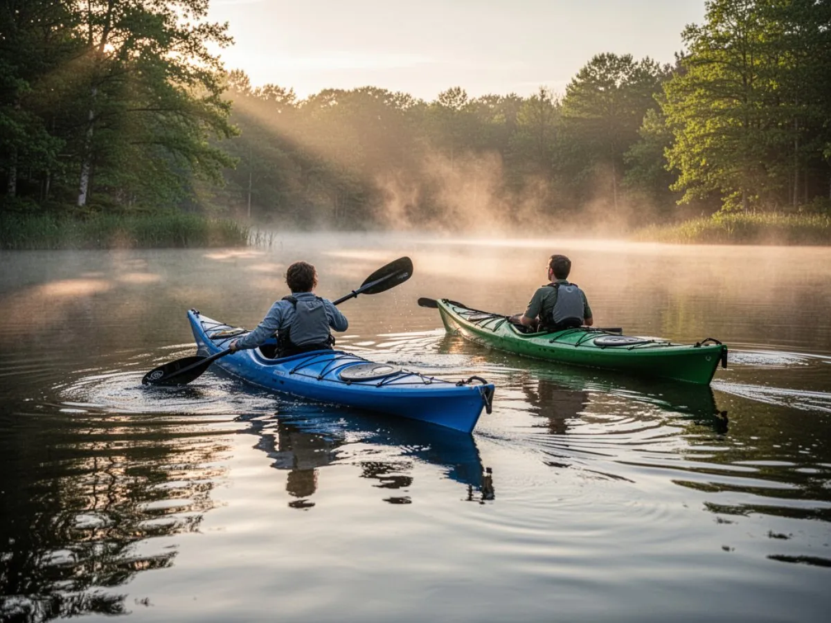 Signification de rêver de Kayaks pour la vie quotidienne, l'amour et le travail