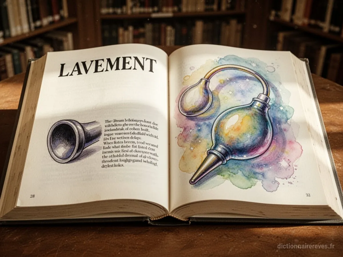 Signification générale : le symbole du rêve Lavement - Archétypes et symbolisme