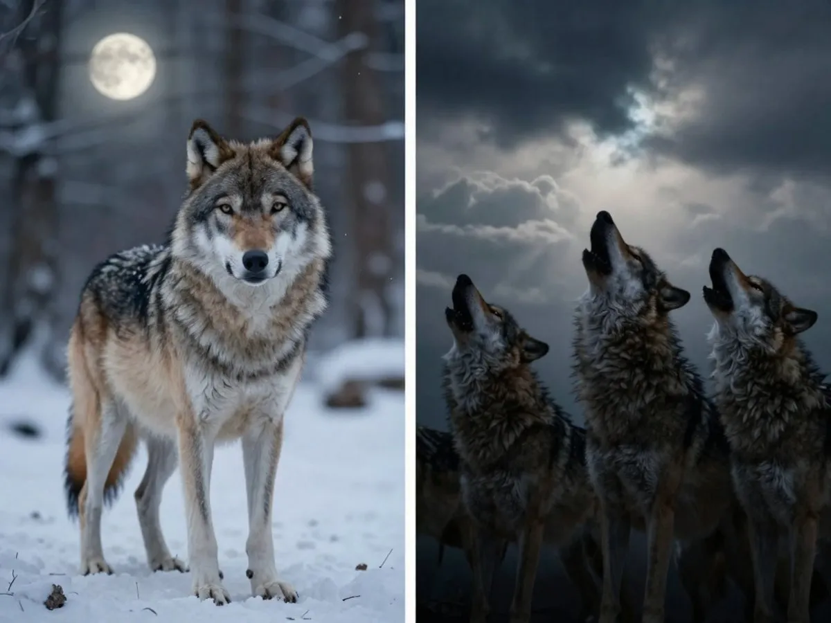 Interprétation détaillée des rêves : Différents scénarios avec Loup dans le rêve