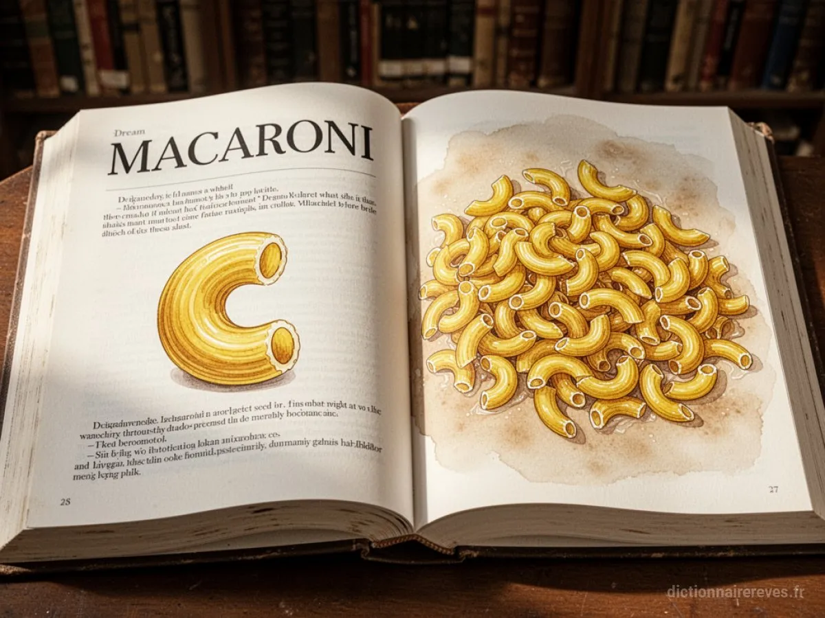 Signification générale : le symbole du rêve Macaroni - Archétypes et symbolisme