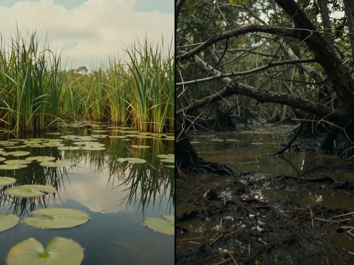 Interprétation détaillée des rêves : Différents scénarios avec Marais dans le rêve