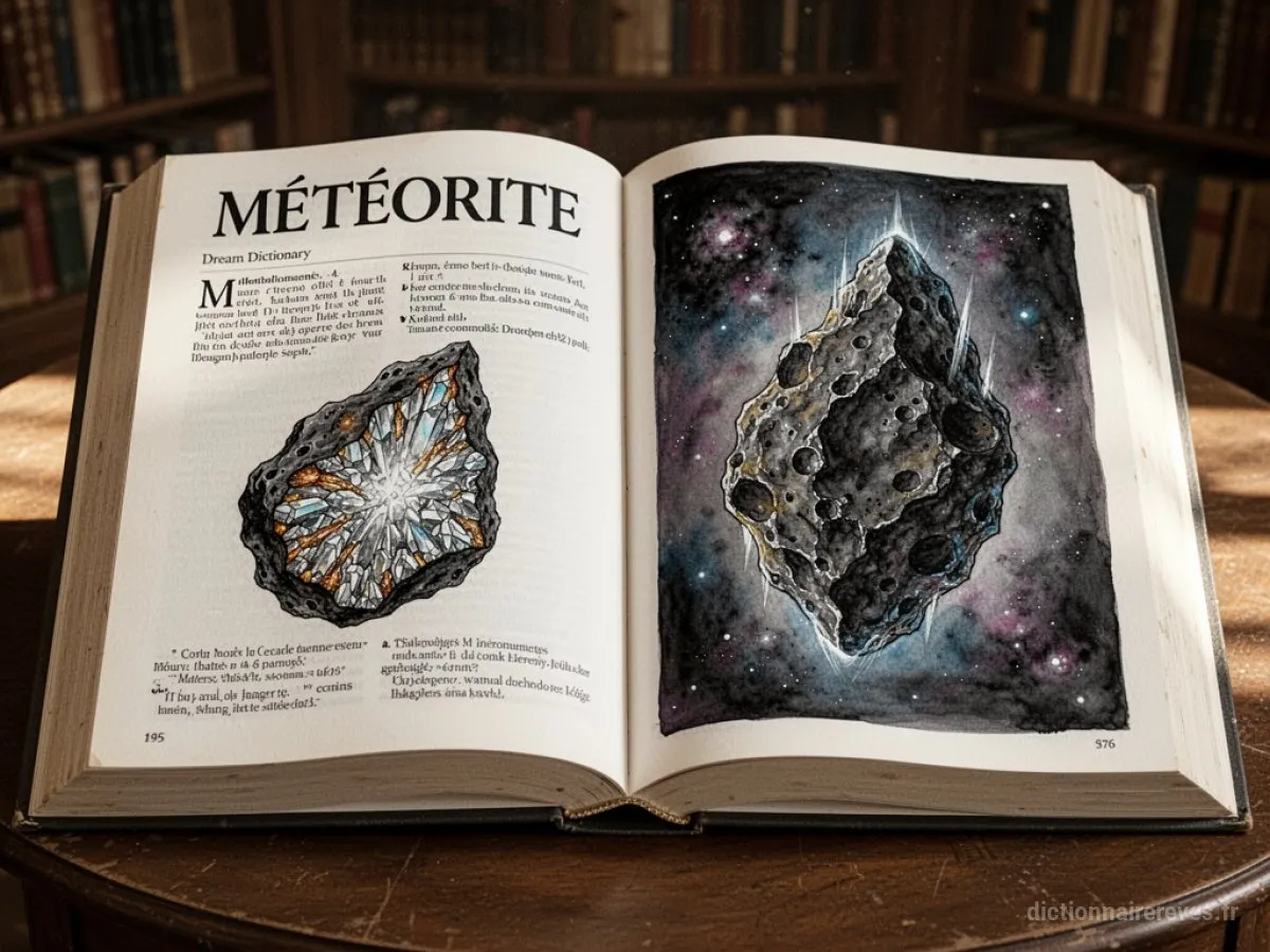 Signification générale : le symbole du rêve Météorite - Archétypes et symbolisme