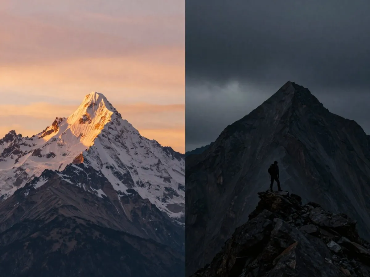 Interprétation détaillée des rêves : Différents scénarios avec Montagne dans le rêve