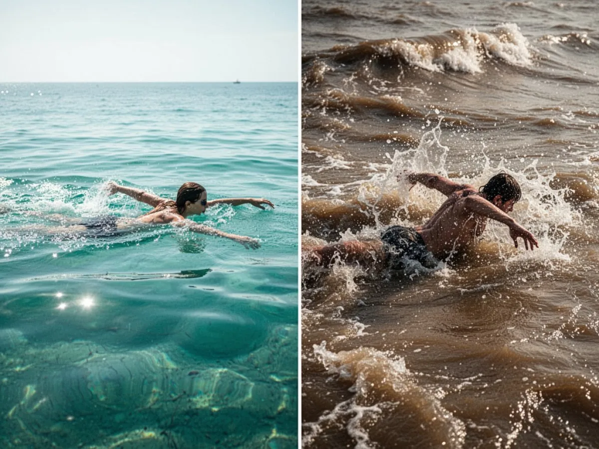 Interprétation détaillée des rêves : Différents scénarios avec Nage dans le rêve