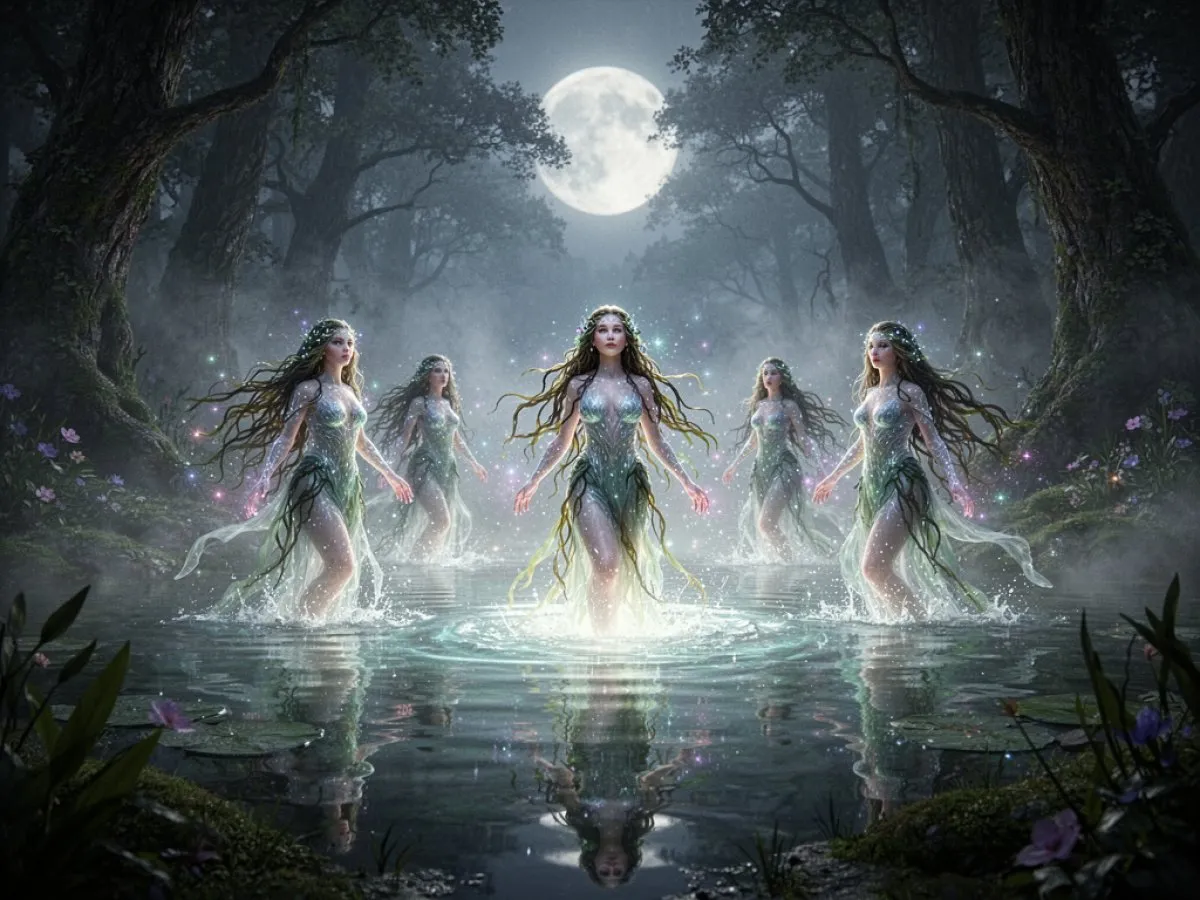 Signification spirituelle et symbolisme culturel : Naïades dans l'interprétation des rêves