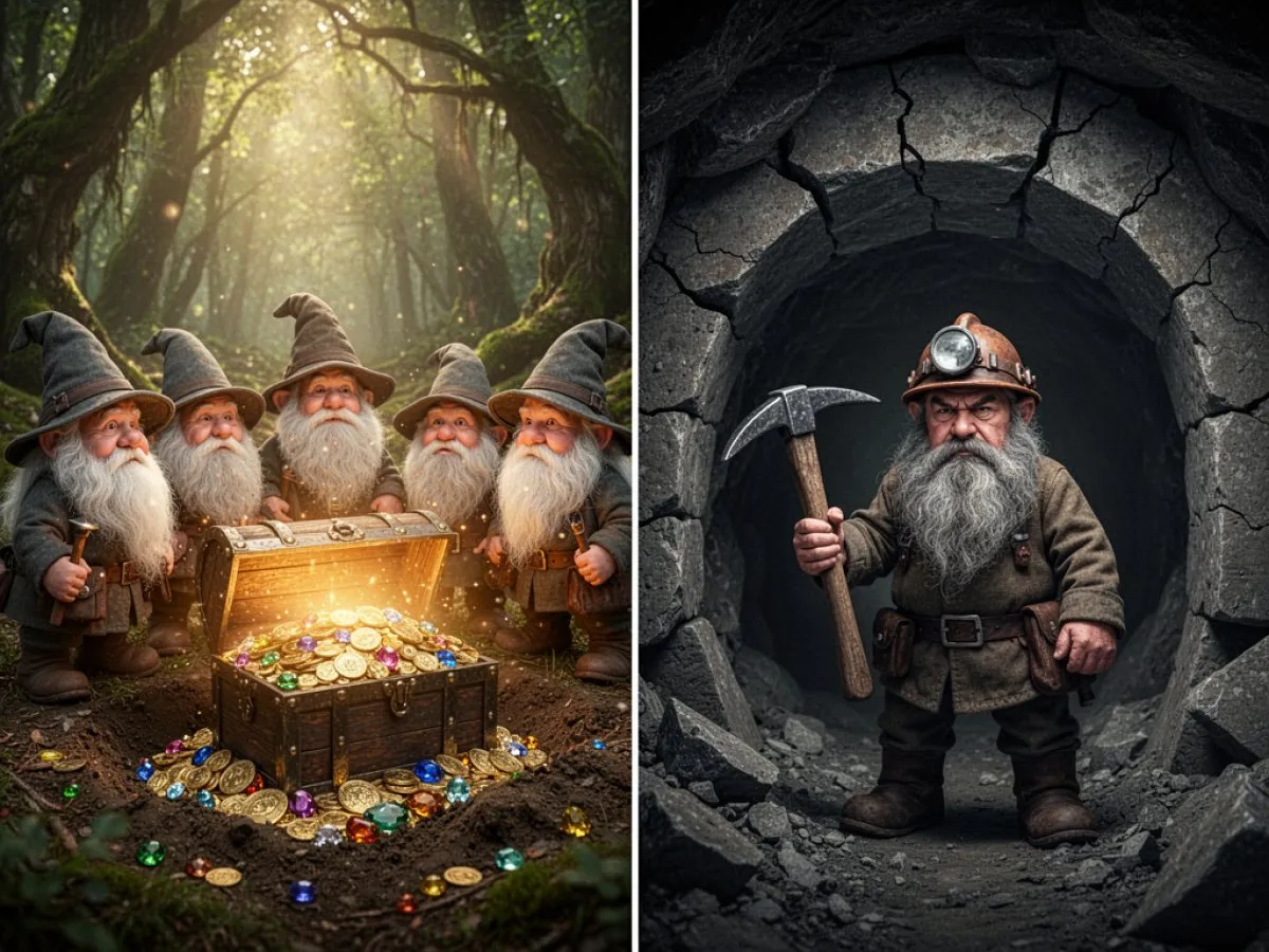 Interprétation détaillée des rêves : Différents scénarios avec Nains dans le rêve