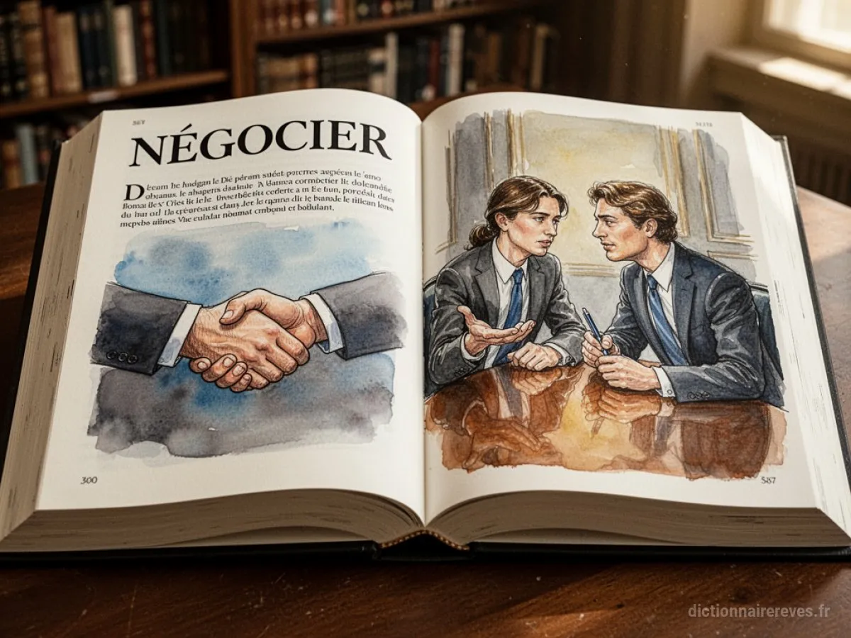 Signification générale : le symbole du rêve Négocier - Archétypes et symbolisme