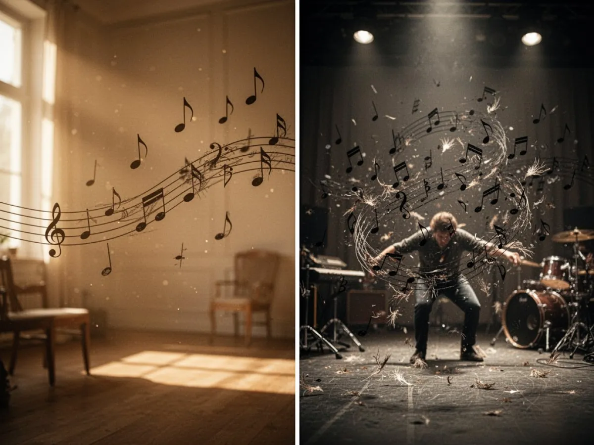 Interprétation détaillée des rêves : Différents scénarios avec Notes De Musique dans le rêve