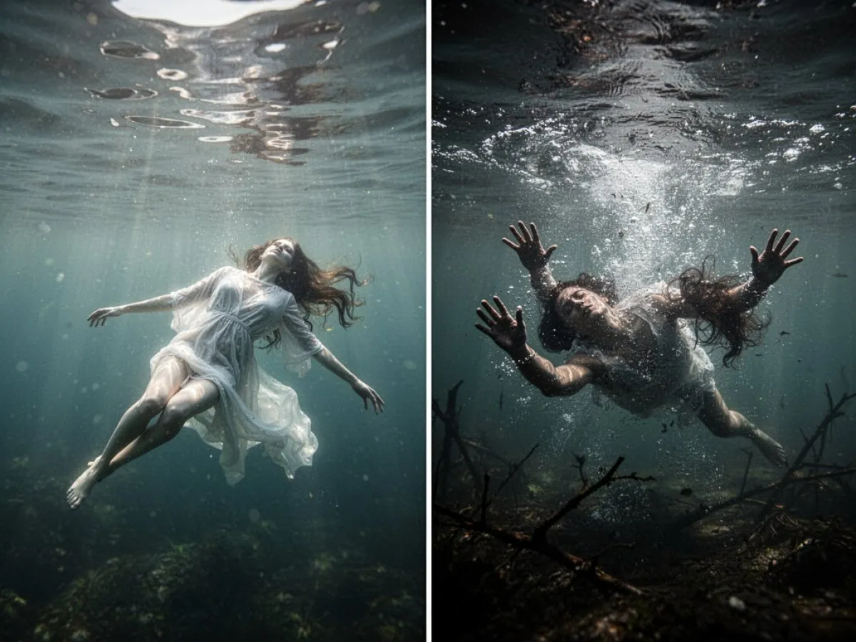 Interprétation détaillée des rêves : Différents scénarios avec Noyé dans le rêve