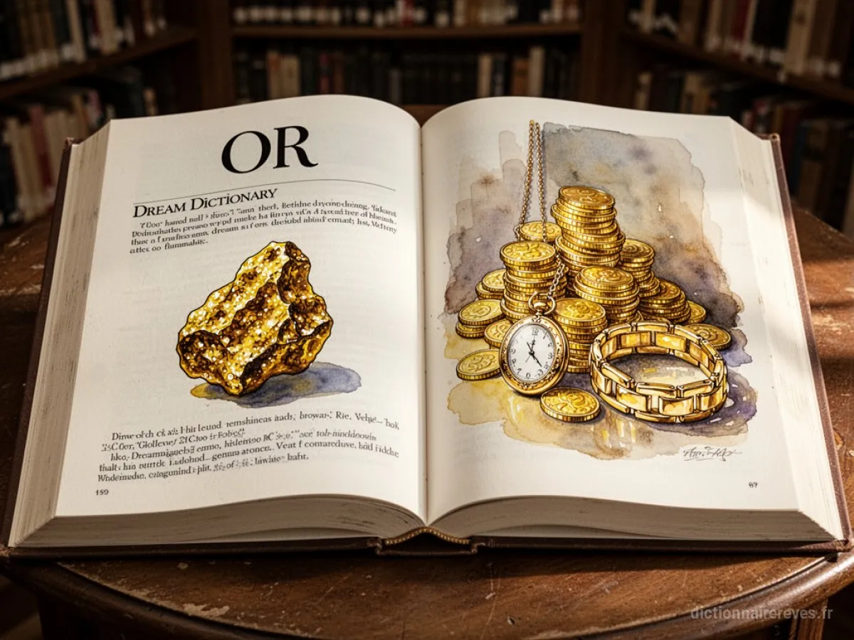 Signification générale : le symbole du rêve Or - Archétypes et symbolisme