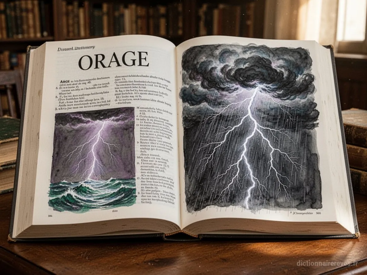 Signification générale : le symbole du rêve Orage - Archétypes et symbolisme