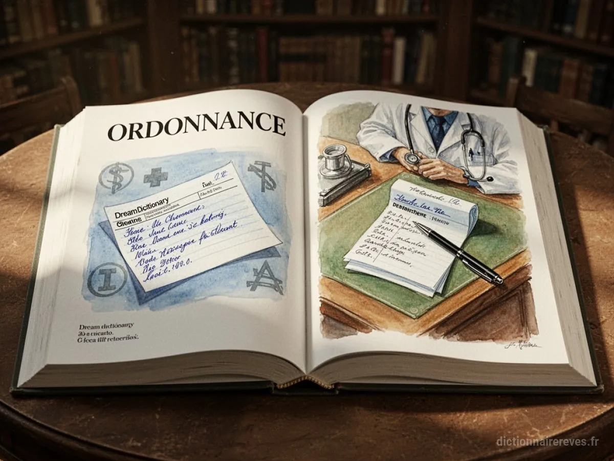 Signification générale : le symbole du rêve Ordonnance - Archétypes et symbolisme