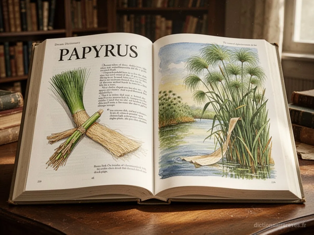 Signification générale : le symbole du rêve Papyrus - Archétypes et symbolisme