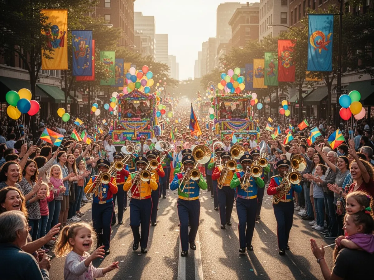 Signification de rêver de Parade pour la vie quotidienne, l'amour et le travail